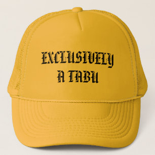 Boné chapéu do tabu - personalizado