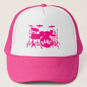 Boné Chapéu do Tambor Rosa