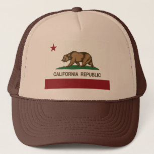 Boné Chapéu do urso de urso da república de Califórn