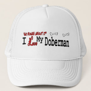 Boné Chapéu Doberman Pinscher (I Love)