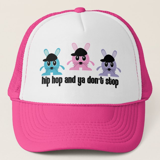 Boné Chapéu dos coelhos de Hip Hop (Frente)