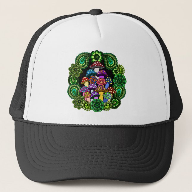 Boné Chapéu dos cogumelos (Frente)
