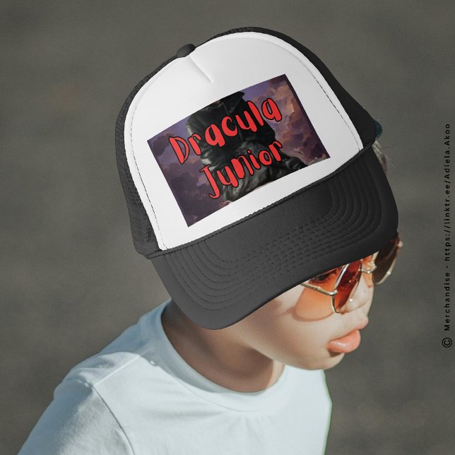 Boné Chapéu - Dracula Júnior projetado pela poeta Adiel (DJ Cap designed by Poet Adiela Akoo. Browse my store now 4 more interesting finds & gr8t gift ideas )