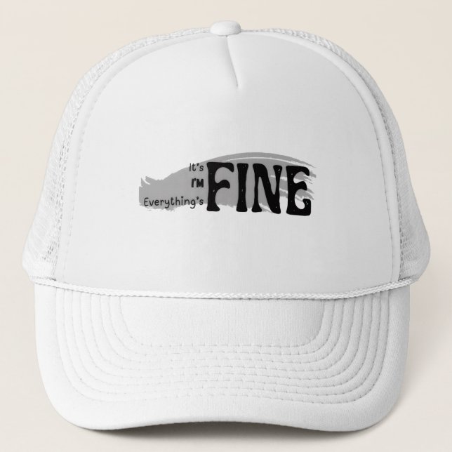 Boné Chapéu É Tudo Bem, Estou Bem, Tudo Bem (Frente)