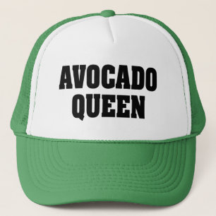 Boné Chapéu engraçado da Rainha Avocado