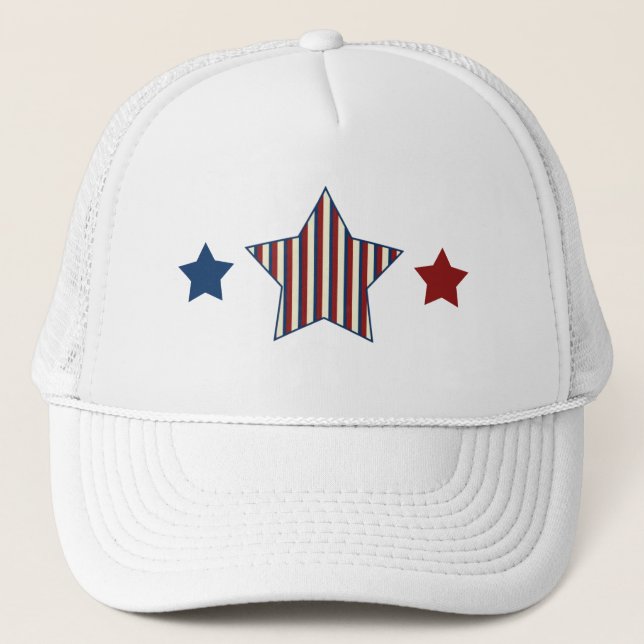 Boné Chapéu Estrela Patriótica (Frente)