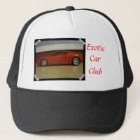Chapéu exótico do clube do carro