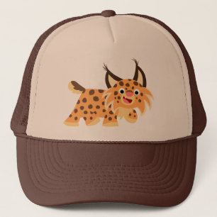 Boné Chapéu faceto bonito do lince dos desenhos