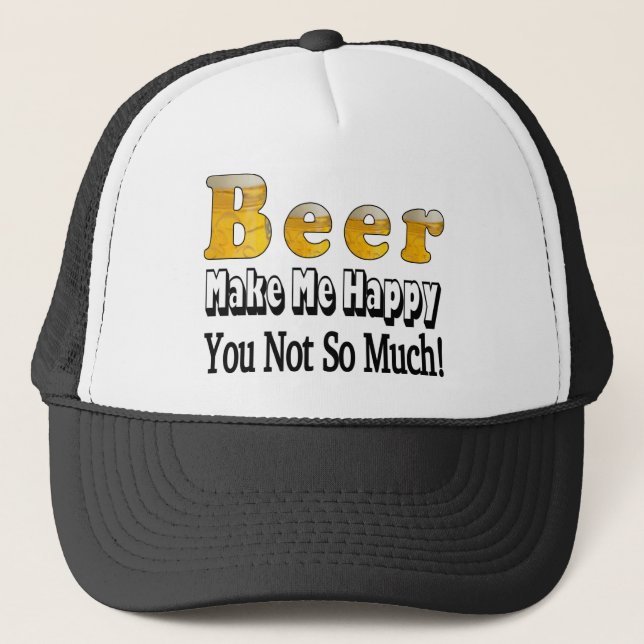 Boné Chapéu Feliz da Cerveja (Frente)