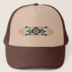Boné Chapéu Floral