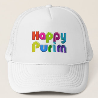 Boné Chapéu funky FELIZ do camionista de PURIM