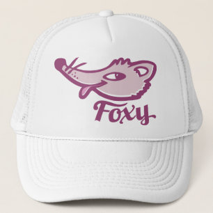 Boné Chapéu gráfico das meninas do rosa Foxy da rapos