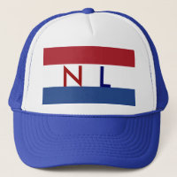 Chapéu holandês NL da bandeira
