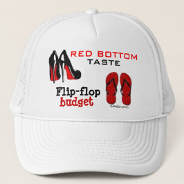 Boné Chapéu inferior vermelho