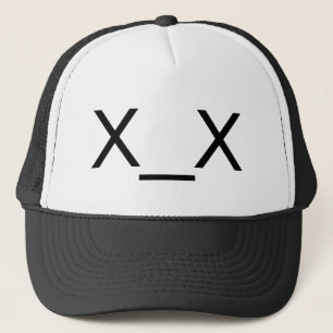 Boné chapéu inoperante do Emoticon do x_x