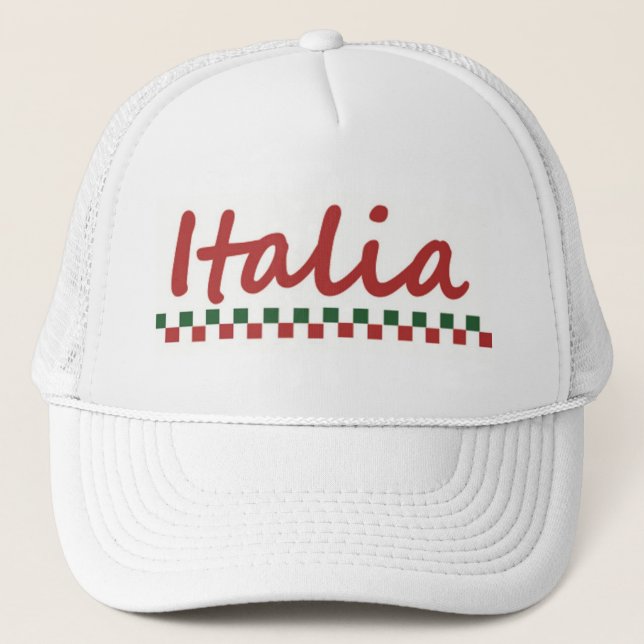 Boné Chapéu italiano de Italia do orgulho (Frente)