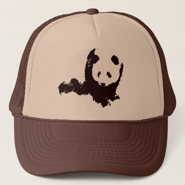 Boné Chapéu japonês da panda (Frente)
