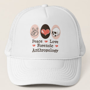 Boné Chapéu judicial da antropologia do amor da paz