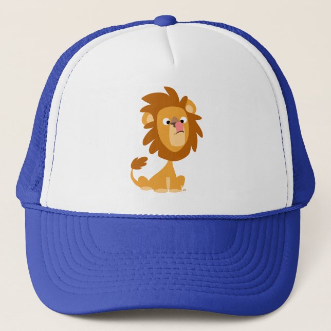 Boné Chapéu Leão de Cartoon de Bobo Bonito (Frente)