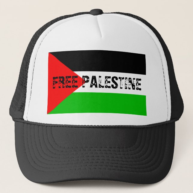 Boné Chapéu LIVRE de PALESTINA (Frente)