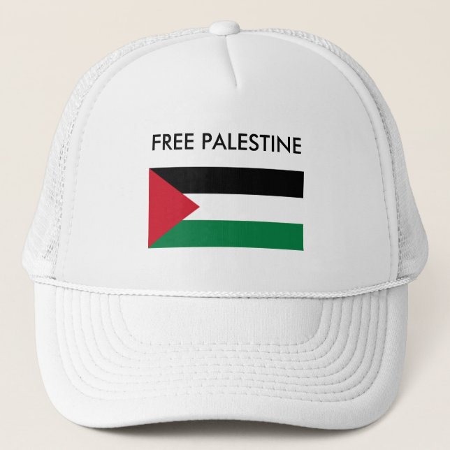 BONÉ CHAPÉU LIVRE DE PALESTINA LIMPO (Frente)