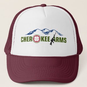 Boné Chapéu marrom dos braços Cherokee