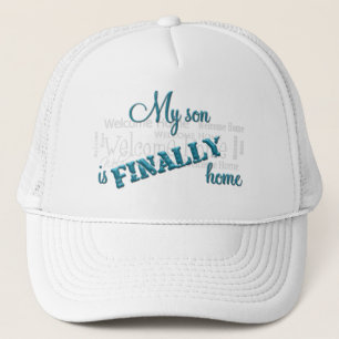 Boné Chapéu militar do Mamã-Regresso a casa