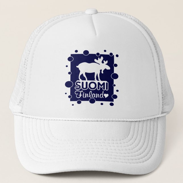Boné Chapéu Moose Finlandês (Frente)
