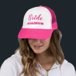 Boné Chapéu noivo, Chá de ensaio ou Festa de solteira<br><div class="desc">Chapéu de Noiva Adorável para o seu Casamento ou Fim de Semana da Bachelorette!</div>