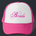 Boné Chapéu nupcial cor-de-rosa<br><div class="desc">Chapéu nupcial cor-de-rosa</div>