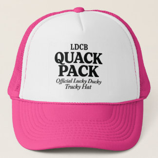Boné Chapéu Oficial Lucky Ducky Trucky - Pink Quack Pac