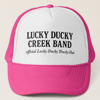 Boné Chapéu Oficial Lucky Ducky Trucky: Pink-Words