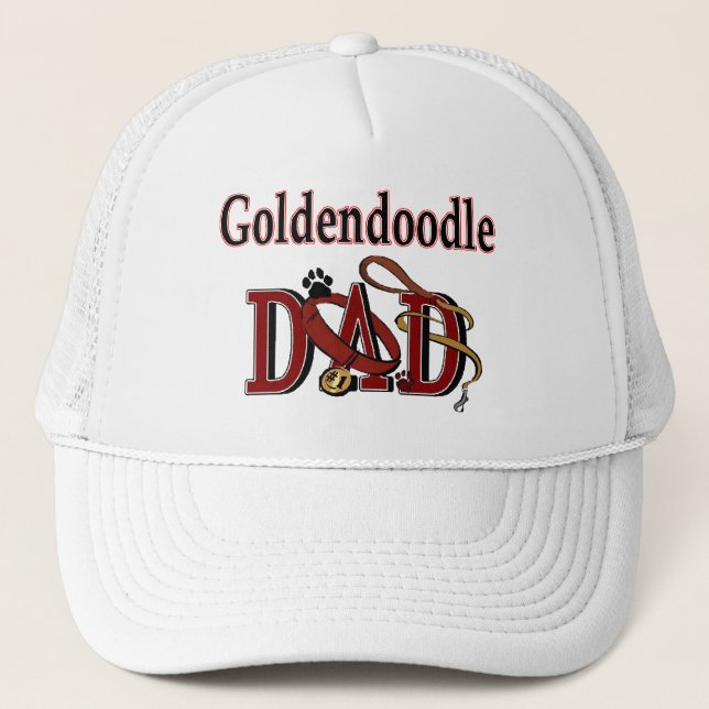 Boné Chapéu Pai de Goldendoodle (Frente)