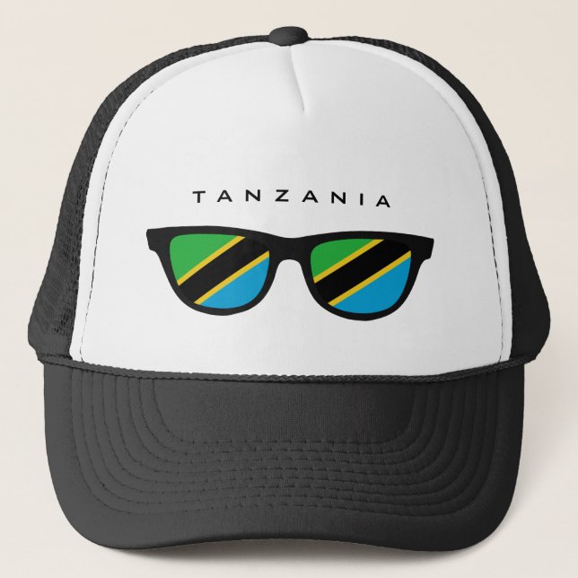 Boné Chapéu personalizado da Tanzânia Shades (Frente)