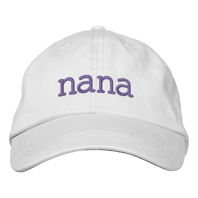 Boné Chapéu Personalizado da Vovó "Nana" (Frente)