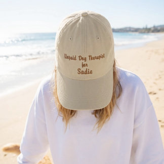 Boné Chapéu Personalizado de Terapeuta Canino Não Remun