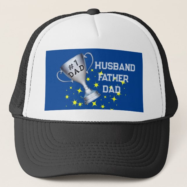 Boné Chapéu personalizado do marido pai nº 1 (Frente)