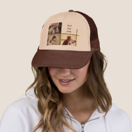Boné Chapéu Personalizado para o Pai - Fotografia e Tex