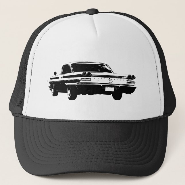 Boné Chapéu Pontiac de caminhoneiro de 1960 (Frente)