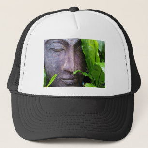 Boné Chapéu Preto Branco Serenidade Zen Buda