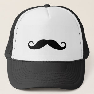 Boné Chapéu preto do bigode