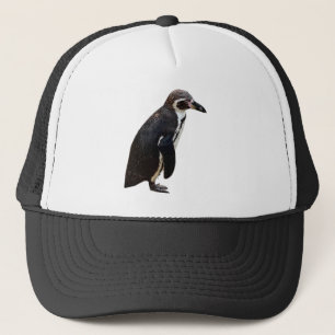 Boné Chapéu preto e branco bonito do pinguim de