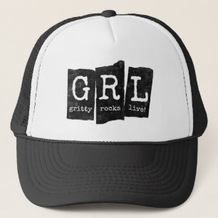 Boné Chapéu preto GRL