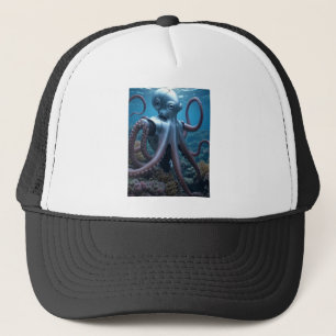 Boné Chapéu preto octopus cibernético