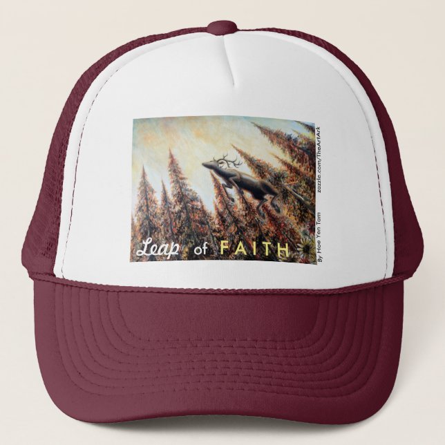 Boné Chapéu - pulando cervos (Frente)