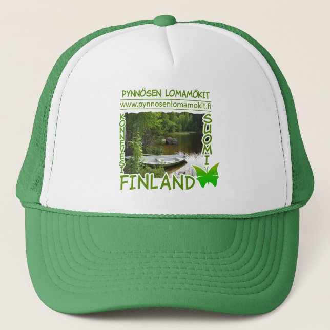 Boné Chapéu Pynnösen Lomamökit (Frente)