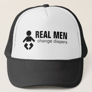 Boné Chapéu real das fraldas da mudança dos homens