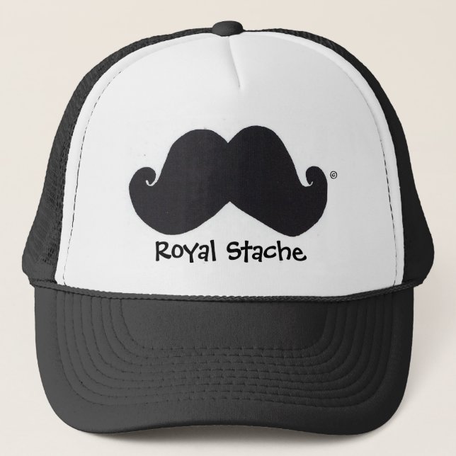 Boné Chapéu real do camionista de Stache (Frente)