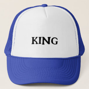 Boné Chapéu Rei Cap Texto Personalizado Caminhoneiro Ch