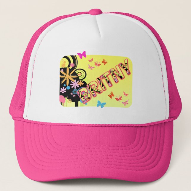 BONÉ CHAPÉU RETRO DE BRITNY (Frente)